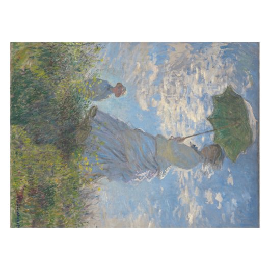 Vrouw met een parasol | Frans landschap Tafelkleed (Voorkant (Horizontaal))