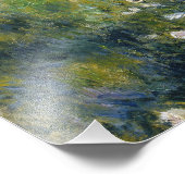 Vrouw met een parasol in een tuin door Auguste Ren Foto Afdruk (Hoek)