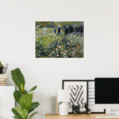 Vrouw met een parasol in een tuin door Auguste Ren Poster (Thuiskantoor)