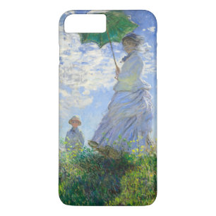 Vrouw met een parasol, Madame Monet en haar zoon iPhone 8 Plus / 7 Plus Hoesje