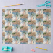 vrouw met een parasol naar links monet tissuepapier (Craft)