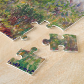 Vrouw met een parasol van Claude Monet Legpuzzel (Zijkant)