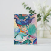 Vrouw Met een Pet van Henri Matisse Feestdagenkaart (Staand voorkant)