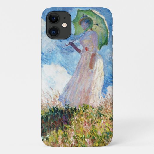 Vrouw met een schilderij van Parasol Claude Monet Case-Mate iPhone Case (Achterkant)