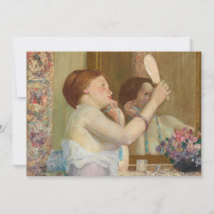 Vrouw met een spiegel Frederick Carl Frieseke