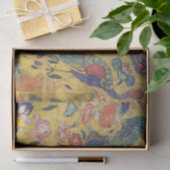 Vrouw met een ventilator van Gustav Klimt Tissuepapier (Geschenk)