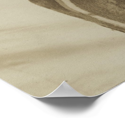 Vrouw met haar kind in een kradleboard poster (Hoek)