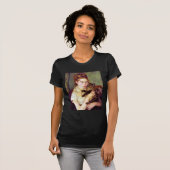 Vrouw met kat, Auguste Renoir T-shirt (Voorkant volledig)