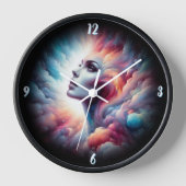 Vrouw met kosmisch aura haar (Voorkant)