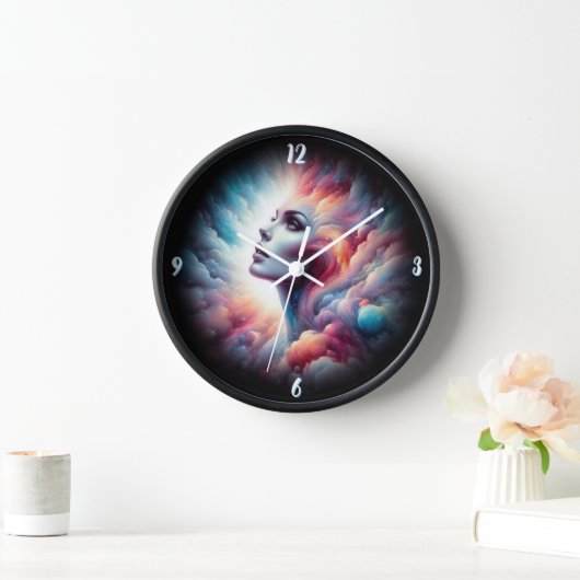Vrouw met kosmische aura-haar (Huis)