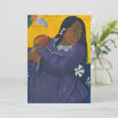 Vrouw met mango | Paul Gauguin (Staand voorkant)