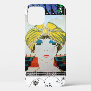 VROUW MET ORIENTAAL GEEL TURBAN / Mode van schoonh iPhone 12 Hoesje