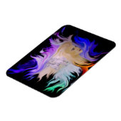 Vrouw met paard magneet (Linkerzijde)