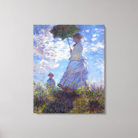 Vrouw met Parasol Claude Monet Fine Art