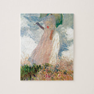 Vrouw met Parasol - Claude Monet Legpuzzel