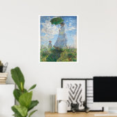 "VROUW MET PARASOL" CLAUDE MONET POSTER (Thuiskantoor)