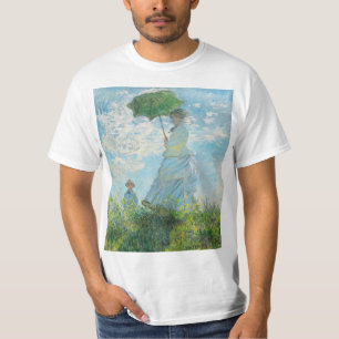Vrouw met Parasol Claude Monet T-shirt