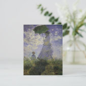 Vrouw met Parasol door Claude Monet, kunst (Staand voorkant)