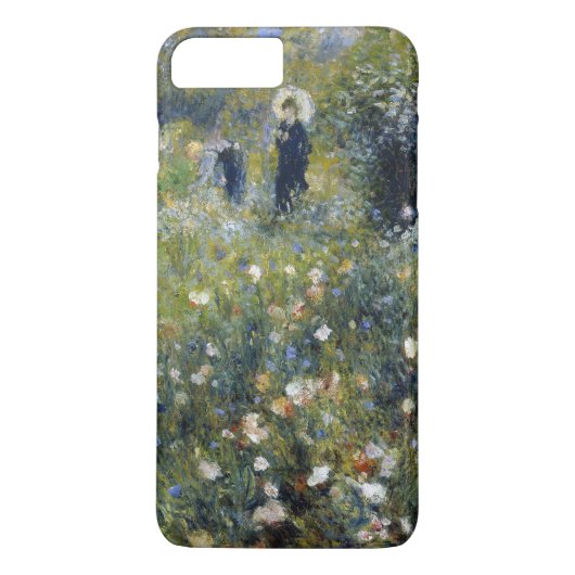 Vrouw met Parasol in tuinrenoir Case-Mate iPhone Case (Achterkant)
