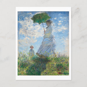 Vrouw met Parasol, Madame Monet en haar zoon Briefkaart