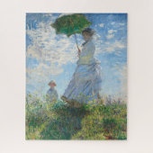 Vrouw met Parasol, Madame Monet en haar zoon Legpuzzel (Verticaal)