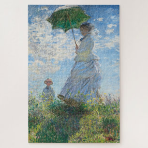 Vrouw met Parasol, Madame Monet en haar zoon Legpuzzel