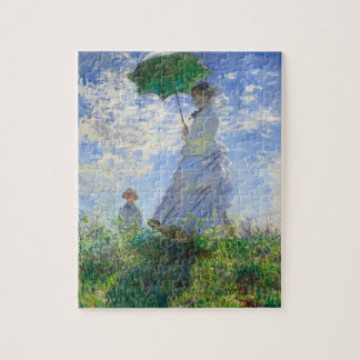 Vrouw met Parasol, Madame Monet en haar zoon Legpuzzel