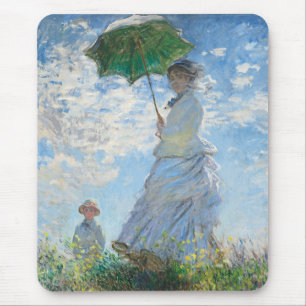 Vrouw met Parasol, Madame Monet en haar zoon Muismat