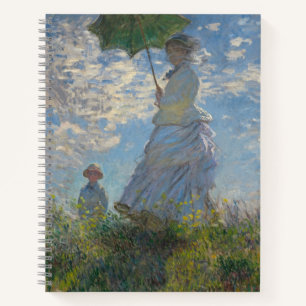 Vrouw met Parasol - Madame Monet en haar zoon Notitieboek