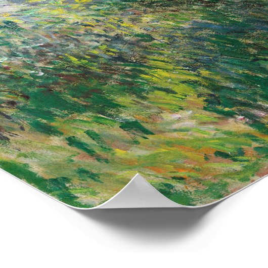 Vrouw met Parasol, Madame Monet en haar zoon Poster (Hoek)