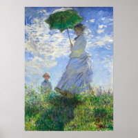 Vrouw met Parasol, Madame Monet en haar zoon