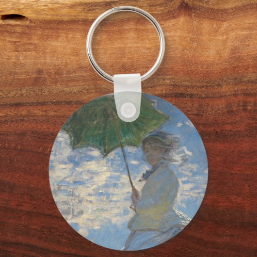 Vrouw met Parasol - Madame Monet en haar zoon Sleutelhanger (Voorkant)