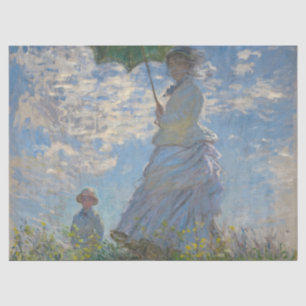 Vrouw met Parasol - Madame Monet en haar zoon Tissuepapier