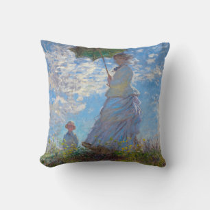 Vrouw met Parasol, Monet Kussen