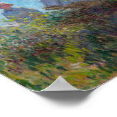 Vrouw met Parasol, Monet Poster (Hoek)