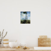 Vrouw met Parasol Poster (Keuken)