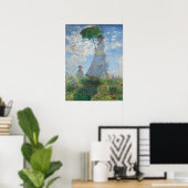 Vrouw met parasol poster (Thuiskantoor)