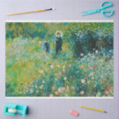 Vrouw met Parasol, tuin, renoir Tissuepapier (Craft)