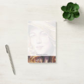 Vrouw met pet post-it® notes (Kantoor)