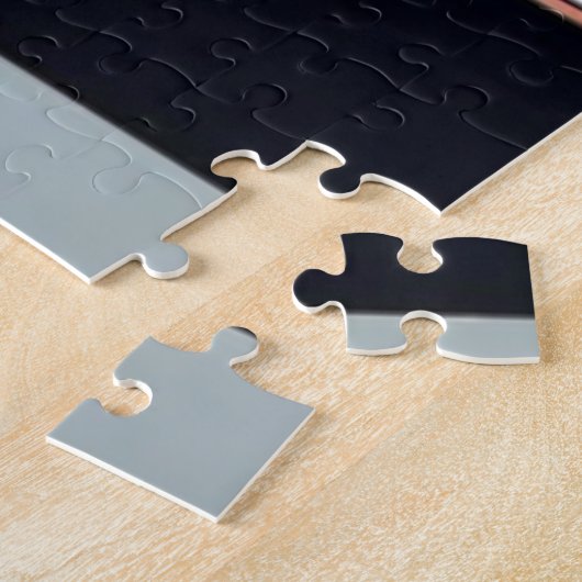 Vrouw met Retro Auto Legpuzzel (Zijkant)