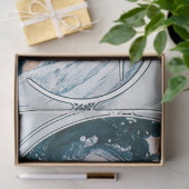 Vrouw met Roos, Mucha Tissuepapier (Geschenk)