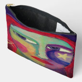 Vrouw met sterren Abstracte kunst Etui (Open)