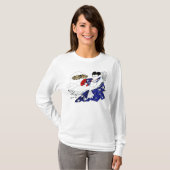 Vrouw met Stork T-shirt (Voorkant volledig)