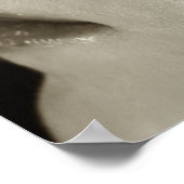 Vrouw met tranen poster (Hoek)