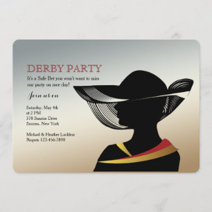 Vrouw met uitnodiging tot het indienen van Petten 