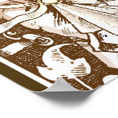 Vrouw met urn poster (Hoek)