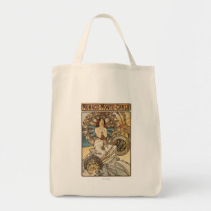 Vrouw met veren - PLM-treinreisposter Tote Bag