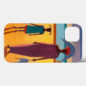 Vrouw met vis Case-Mate iPhone case (Achterkant (horizontaal))