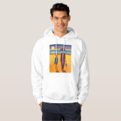 Vrouw met vis hoodie (Voorkant volledig)