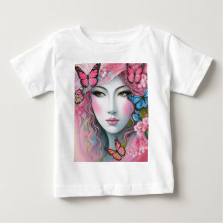 Vrouw met vlinders